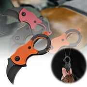 DBYLXMN High Steel Men's New Small Pocket Cool Carabiner Cutter Stainless Steel Mini Folding EDC Gadget For Daily Carry Great For Dad Men Cordless Mini Screwdriver with Battery And Charger